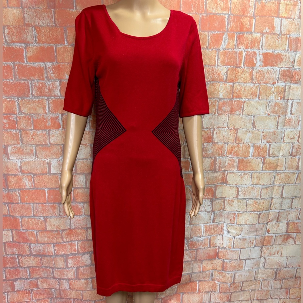 Worthington Bodycon‎ Scoop Neck Sweater Dress